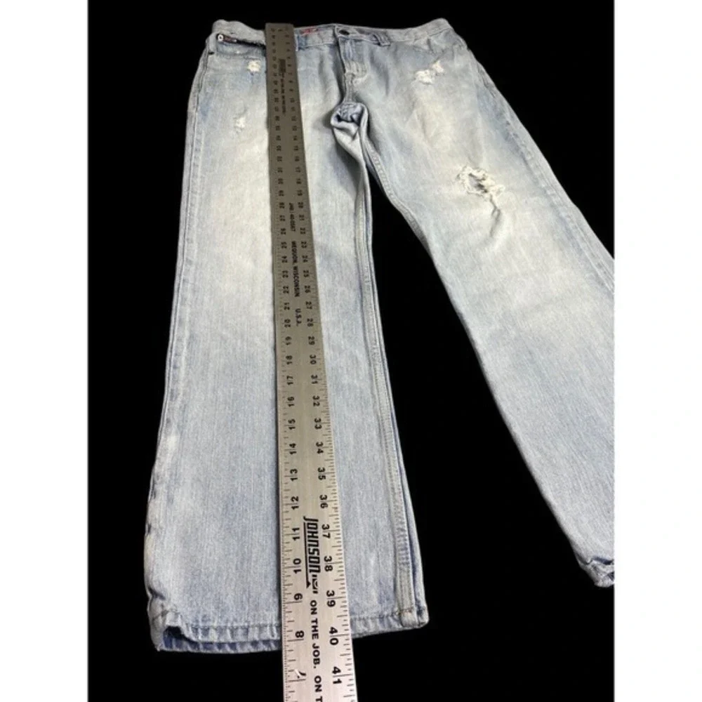 French Connection UK Style Mens Straight-Cut Light‎ Wash Jeans Size 34x30